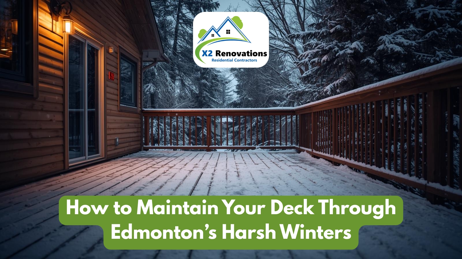“Best Deck Services Edmonton winter deck maintenance”